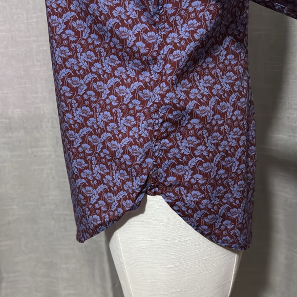 J Crew “Made with Liberty” Fabric Button Up Blouse-100% Cotton-6-Like New-Purple - Picture 7 of 16